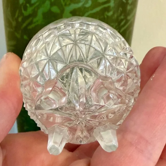 Hofbauer Byrdes Led Crystal Trinket Dish Made in Germany Vintage 70s-80s - Picture 7 of 8